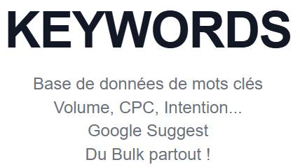 oseox keywords tutoriel