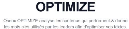 oseox optimize seo et contenu